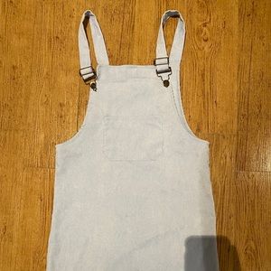 Light Blue Corduroy Dress